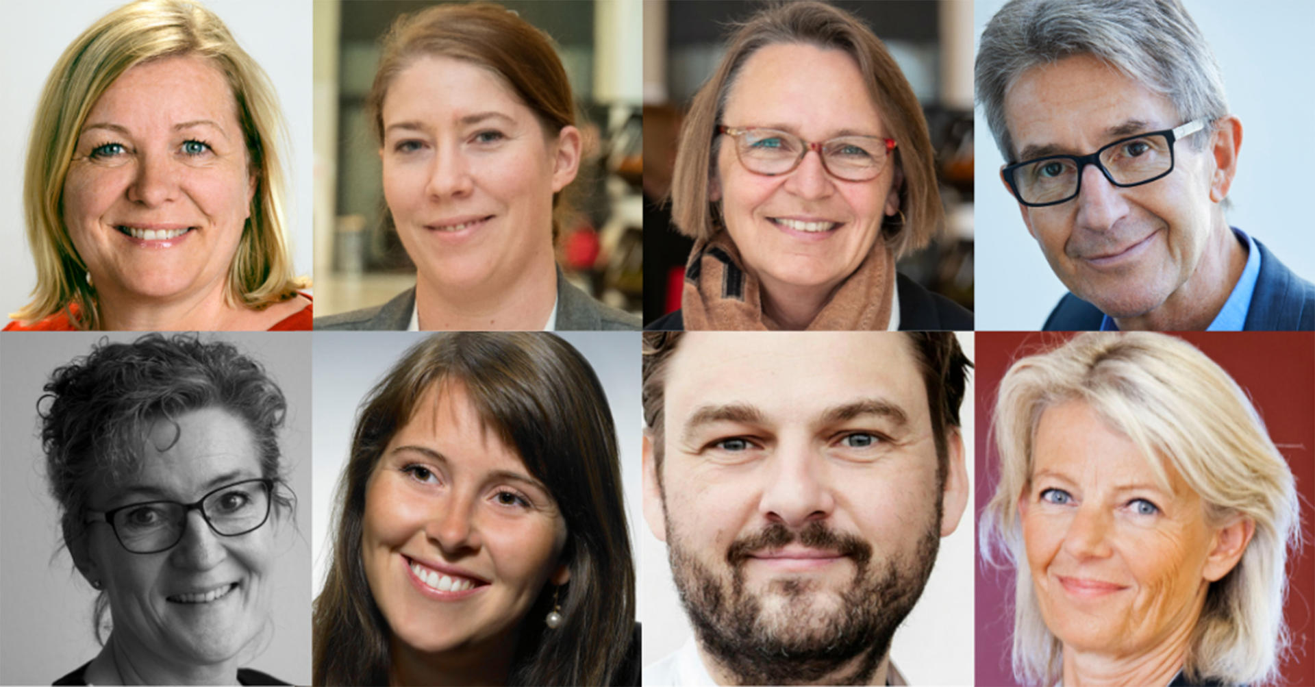 De otte medlemmer af programkomitéen